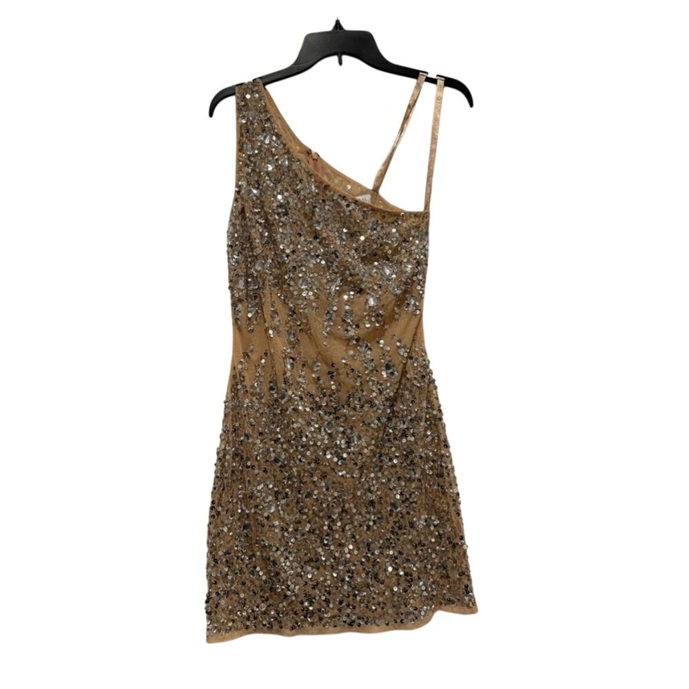 $498 NWOT Mac Duggal hand beaded and sequin Dress